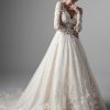 Long Sleeve Lace Ball Gown Wedding Dress by Sottero and Midgley - Image 1