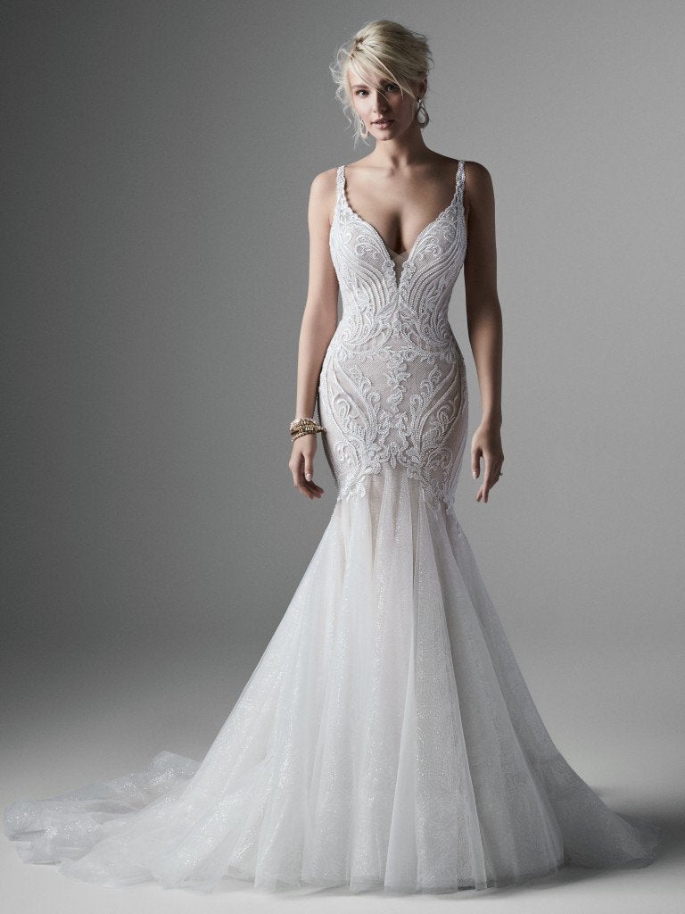 wedding dresses with sparkle tulle