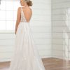 Sleeveless V-neckline A-line Wedding Dress With Tulle Skirt by Essense of Australia - Image 2