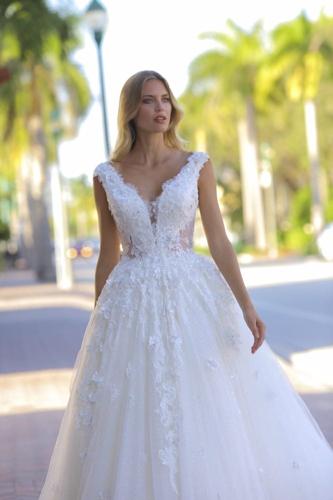 randy fenoli blue wedding dress price