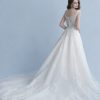 Cap Sleeve Bateau Neckline Ball Gown Wedding Dress With Embroidered Lace by Disney Fairy Tale Weddings Collection - Image 2