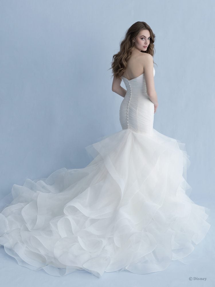 RohmBridal Womens Tulle Mermaid Wedding Dress Bridal Gown 