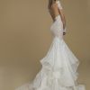 Long Sleeve Illusion Fit And Flare Lace Wedding Dress by Love by Pnina Tornai - Image 2