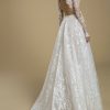 Long Sleeve V-neck A-line Wedding Dress by Love by Pnina Tornai - Image 2