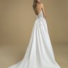 Strapless A-line Satin Skirt Wedding Dress With Lace Embellished Bodice by Love by Pnina Tornai - Image 2
