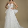 Strapless Lace Ball Gown Wedding Dress by Love by Pnina Tornai - Image 1