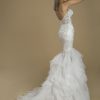 Strapless Mermaid Lace Embellished Ruffle Skirt Wedding Dress by Love by Pnina Tornai - Image 2