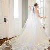 Off-the-shoulder Pearl Beaded Ball Gown Wedding Dress by Martina Liana Luxe - Image 2
