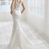 Sleeveless Fit And Flare Wedding Dress With Sheer Bodice by Randy Fenoli - Image 2