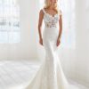 Sleeveless Fit And Flare Wedding Dress With Sheer Bodice by Randy Fenoli - Image 1