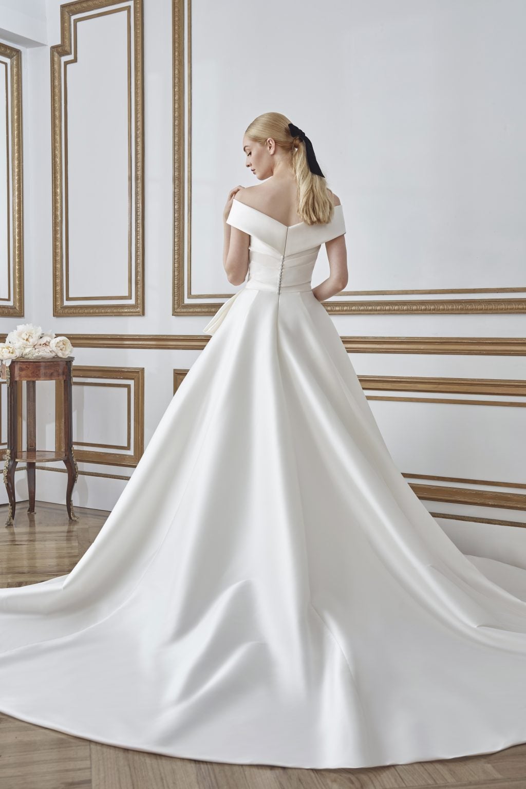 Off the Shoulder Ball Gown Wedding Dress | Kleinfeld Bridal