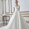 Off the Shoulder Ball Gown Wedding Dress by Sareh Nouri - Image 1