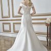 Off The Shoulder Draped Fit And Flare Wedding Dress by Sareh Nouri - Image 2