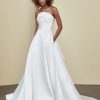 Strapless A-line Simple Wedding Dress by Nouvelle Amsale - Image 1