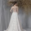 Long Sleeve Embroidered Ball Gown Wedding Dress by Tony Ward - Image 2