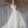 Long Sleeve Embroidered Ball Gown Wedding Dress by Tony Ward - Image 1