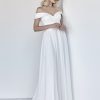 Simple A-line Wedding Dress With Draping by Maison Signore - Image 1