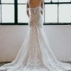Off The Shoulder Lace Wedding Dress With Shaped Train by Martina Liana - Image 2