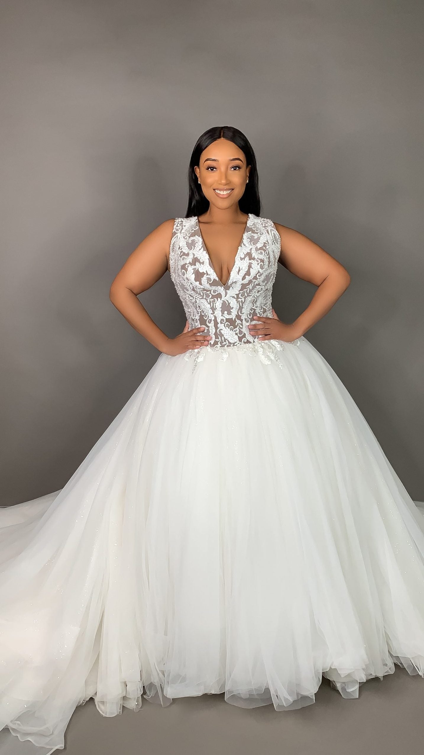white lace ball gown skirt