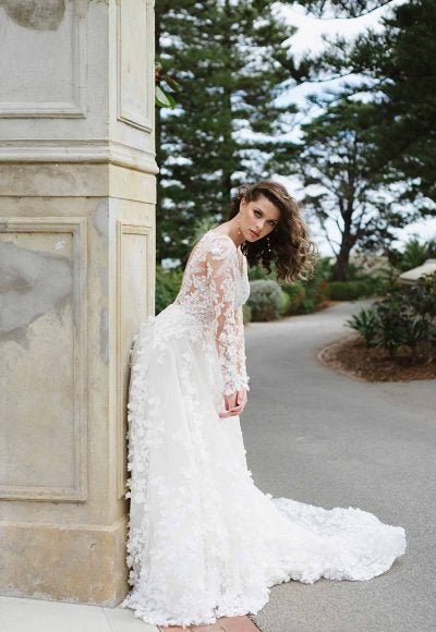 kleinfeld a line dresses