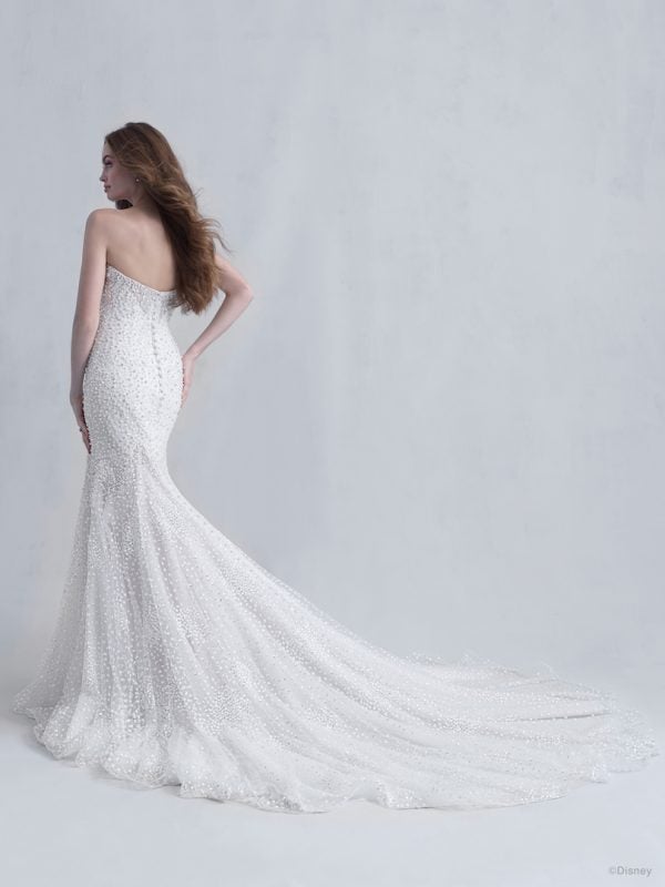 pearl mermaid wedding dress