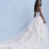 Strapless Ball Gown Wedding Dress With Tulle Skirt Beading Throughout by Disney Fairy Tale Weddings Collection - Image 2