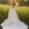Classic A-line Plus Size Wedding Dress With Sparkling Lace by Essense of Australia - Image 2