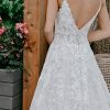 Classic A-line Wedding Dress With Sparkling Lace by Essense of Australia - Image 2