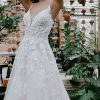 Classic A-line Wedding Dress With Sparkling Lace by Essense of Australia - Image 1