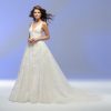Sleeveless V-neck A-line Floral Embroidered Wedding Dress by Lazaro - Image 1