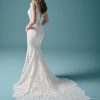Sleeveless V-neckline Lace Fit And Flare Wedding Dress by Maggie Sottero - Image 2