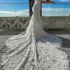 Sexy 3D Lace Wedding Dress With V-neck And Beading by Martina Liana - Image 2
