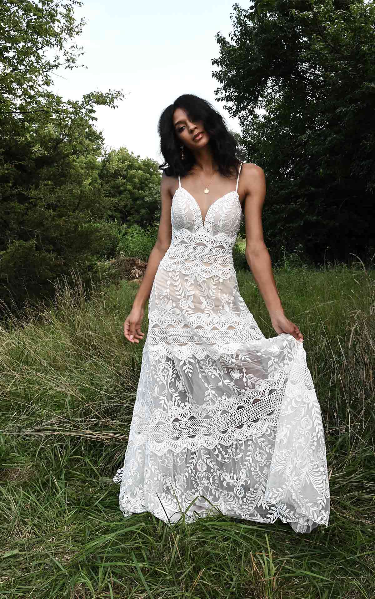 Vintage Lace Wedding Gown