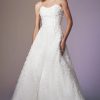 Strapless Sweetheart Neckline A-line Wedding Dress With Embroidery by Anne Barge - Image 1