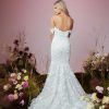 Strapless Sweetheart Neckline Mermaid Wedding Dress With Embroidered Lace And Detachable Sleeves by Anne Barge - Image 2