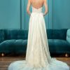 STRAPLESS SWEETHEART NECKLINE EMBROIDERED A-LINE BALL GOWN WEDDING DRESS by Enaura Bridal - Image 2