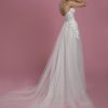 Strapless A-line Sequin Wedding Dress With Lace Underlay And Tulle Skirt by P by Pnina Tornai - Image 2