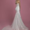 Strapless Sweetheart Neckline Mermaid Lace Wedding Dress With Tulle Skirt by P by Pnina Tornai - Image 2