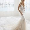Sleeveless V-nkecline Lace Mermaid Wedding Dress by Randy Fenoli - Image 1