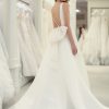 Sleeveless V-neck A-line Wedding Dress by Michelle Roth - Image 2