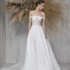 Strapless A-line Wedding Dress With Translucent Corset And Sparkle Details by Tony Ward - Image 1