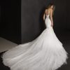 Strapless Mermaid Lace Bodice Wedding Dress With Tulle  Skirt by Tony Ward - Image 2