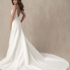Simple Spaghetti Strap A-line Wedding Dress With Illusion Cutouts by Allure Bridals - Image 2