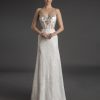Spaghetti Strap Sweetheart Neckline Fit And Flare Wedding Dress With Crystals by Love by Pnina Tornai - Image 1