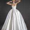 Sweetheart Neckline Strapless Satin Ball Gown Wedding Dress With Crystals by Love by Pnina Tornai - Image 1