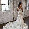 SEXY FIT-AND-FLARE WEDDING DRESS WITH ORNATE LACE EMBELLISHMENTS by Martina Liana - Image 2