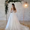 FLORAL LACE WEDDING DRESS WITH PLUNGING V-NECKLINE by Stella York - Image 2