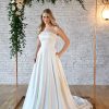 SIMPLE STRAPLESS WEDDING GOWN WITH POCKETS by Stella York - Image 1