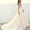 Sleeveless Floral Lace A-line Wedding Dress by Sottero and Midgley - Image 2