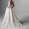 Spaghetti Strap Sweetheart Neckline Embroidered A-line Wedidng Dress by Sottero and Midgley - Image 2